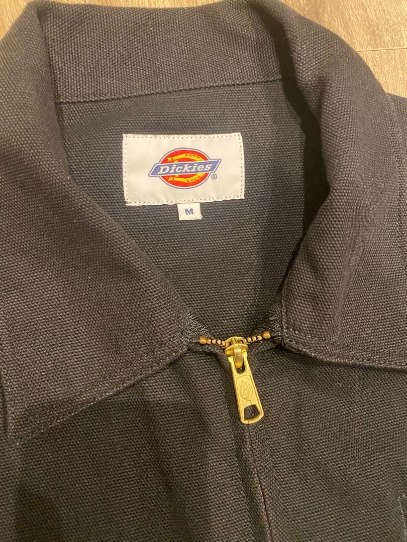 Dickies ブラック 短丈 ワークジャケット M