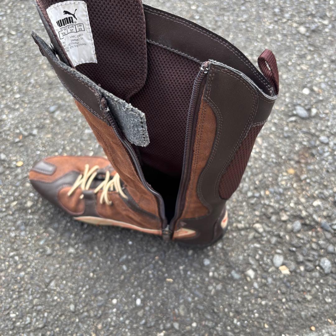 90s PUMA ボクシングシューズ レザーブーツ y2k archive 希少