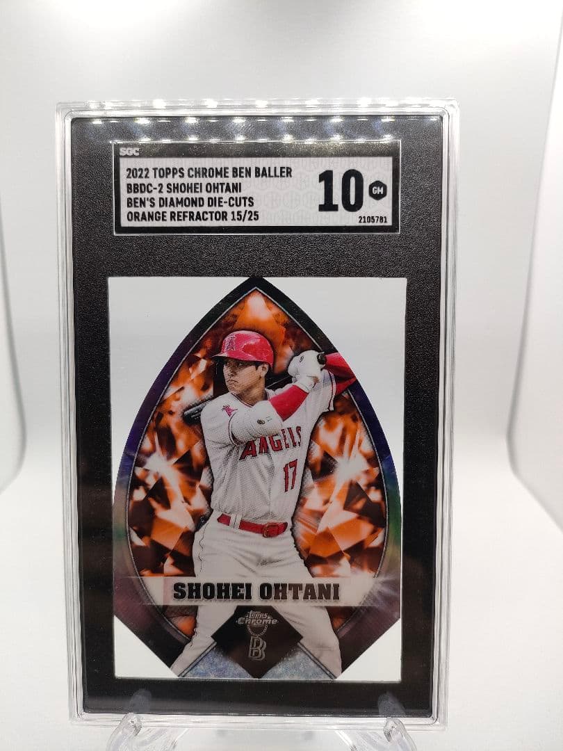 【25枚限定！SGC10評価！ダイヤカット！】Topps 2022年 大谷翔平