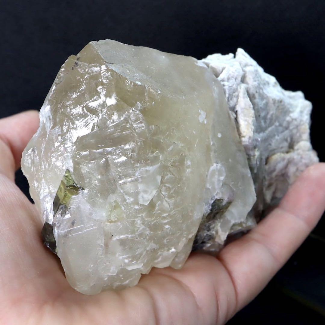 グリーン トルマリン 煙水晶 スモーキークォーツ 電気石 374,4g T410