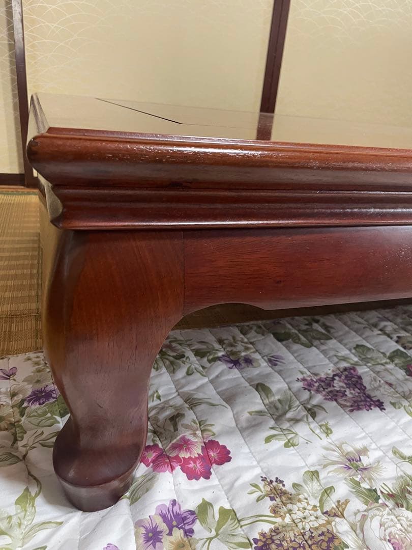 アンティーク 天然木 欅 けやき テーブル ちゃぶ台 座卓