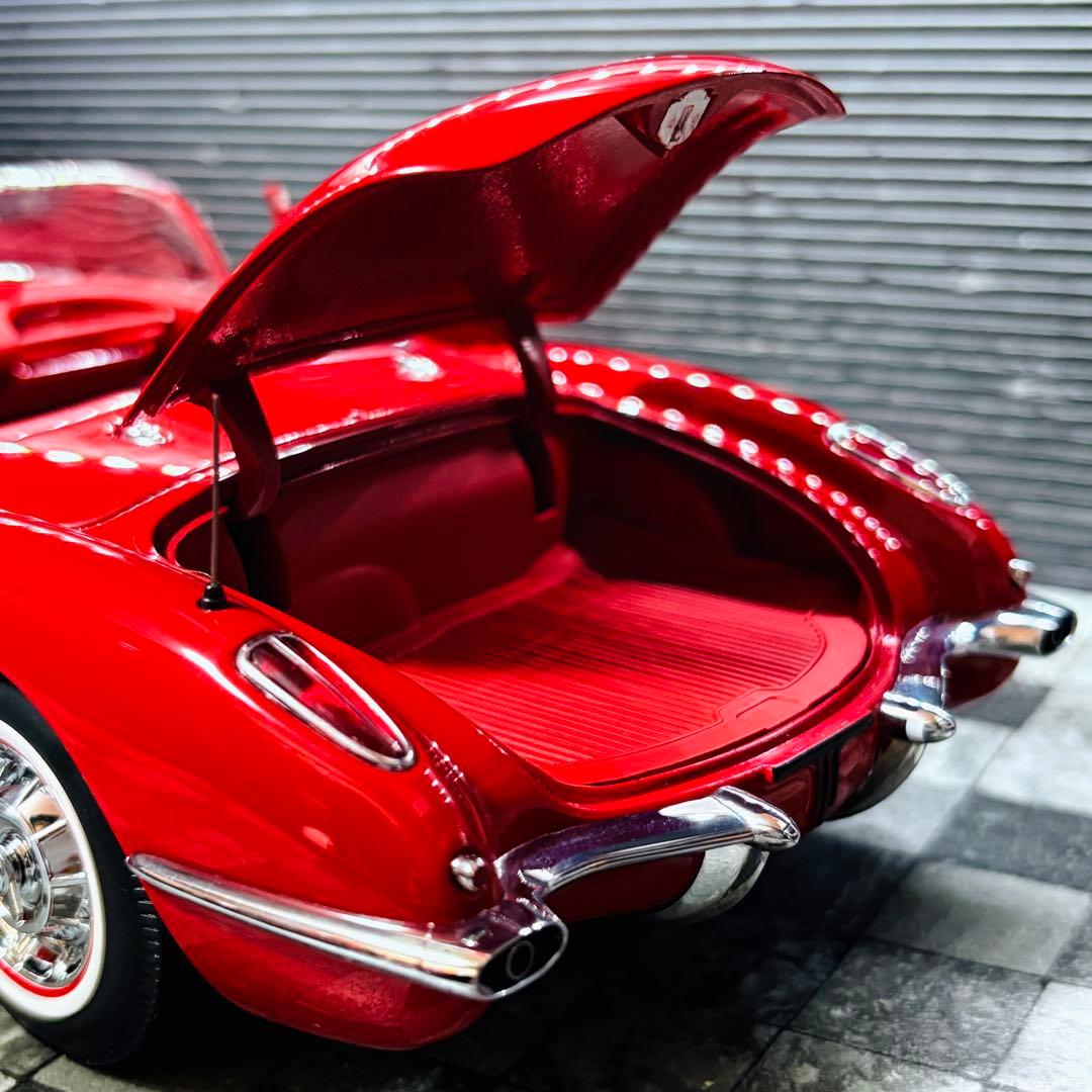 1/18 AUTOart シボレー コルベット C1 ローマレッド 1959