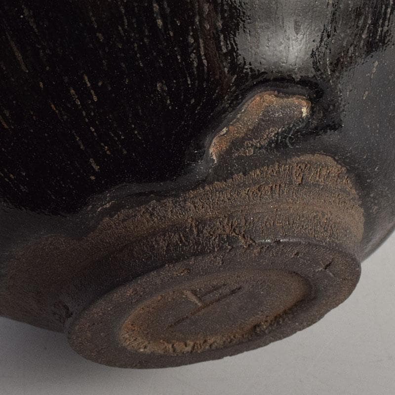 Duan osaka　中国　南宋　建窯　禾目天目茶碗　煎茶碗　V　8991