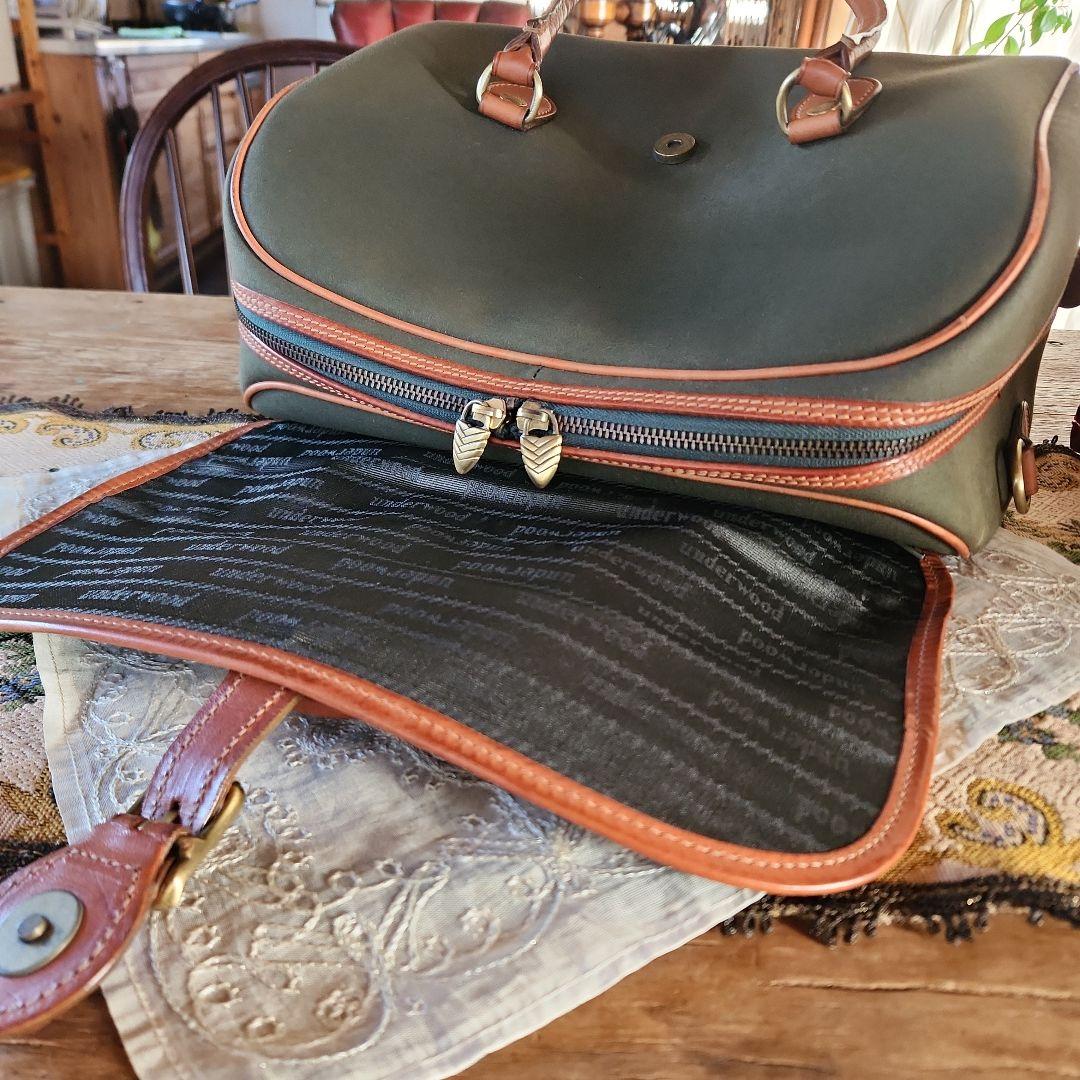 ショルダーバッグ 旅行鞄 ボストンバッグ アンダーウッド イタリア メンズ