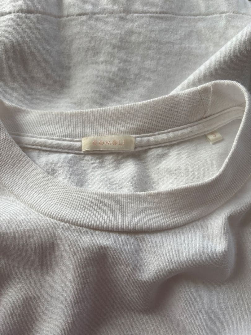 COMOLI 25SS コットンジャージ 半袖Tシャツ　サイズ3