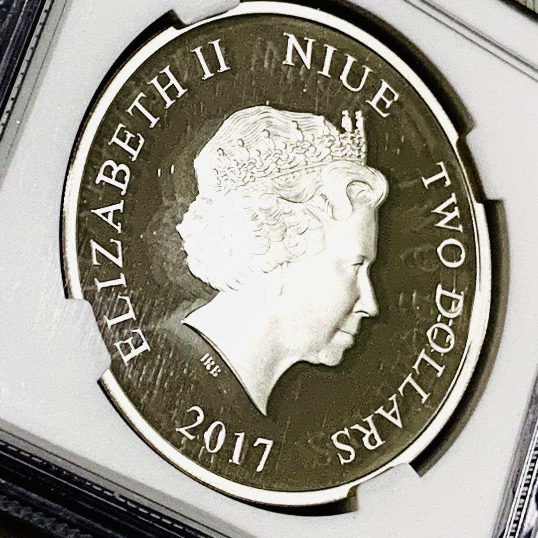 ◆PR70UC ER◆2017　ミッキー　ニウエ　NGC 1オンス銀貨