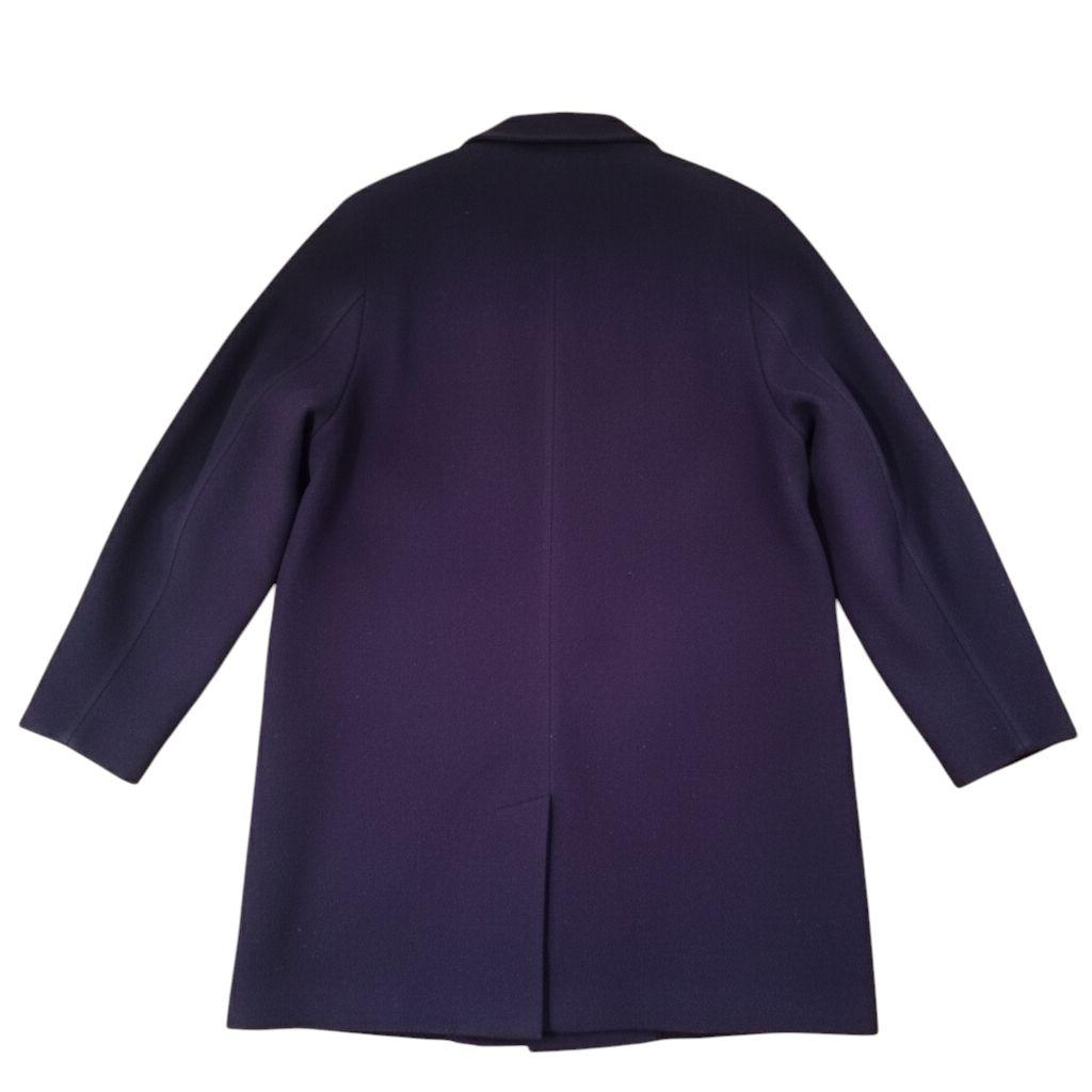 90s 白タグ Burberry カシミヤ混 ダブル チェスター コート Ｌ