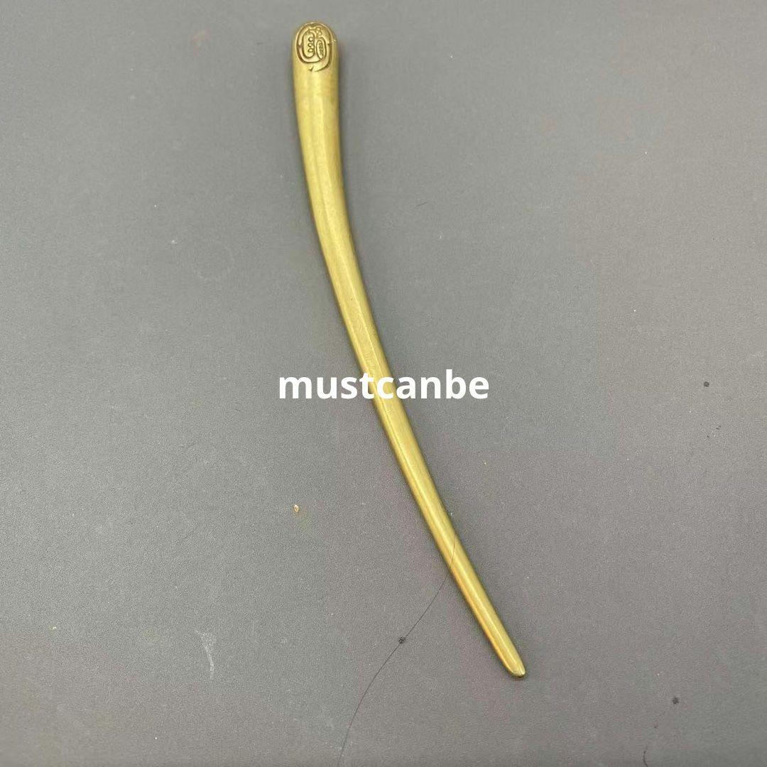 銅 細工 簪 髪飾り 道家結髪 工芸品 置物