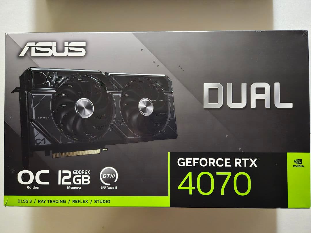 K　ASUS DUAL GEFORCE RTX 4070