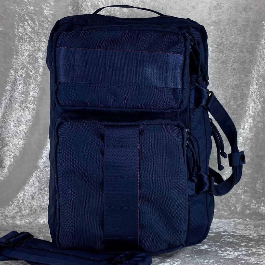 美品 ブリーフィング ビームス 別注 ネオトリニティライナー ネイビー ビジネス