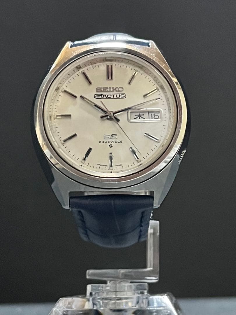 ★極上美品！鏡面磨き済セイコー5アクタスメンズ自動巻　腕時計　動作良好