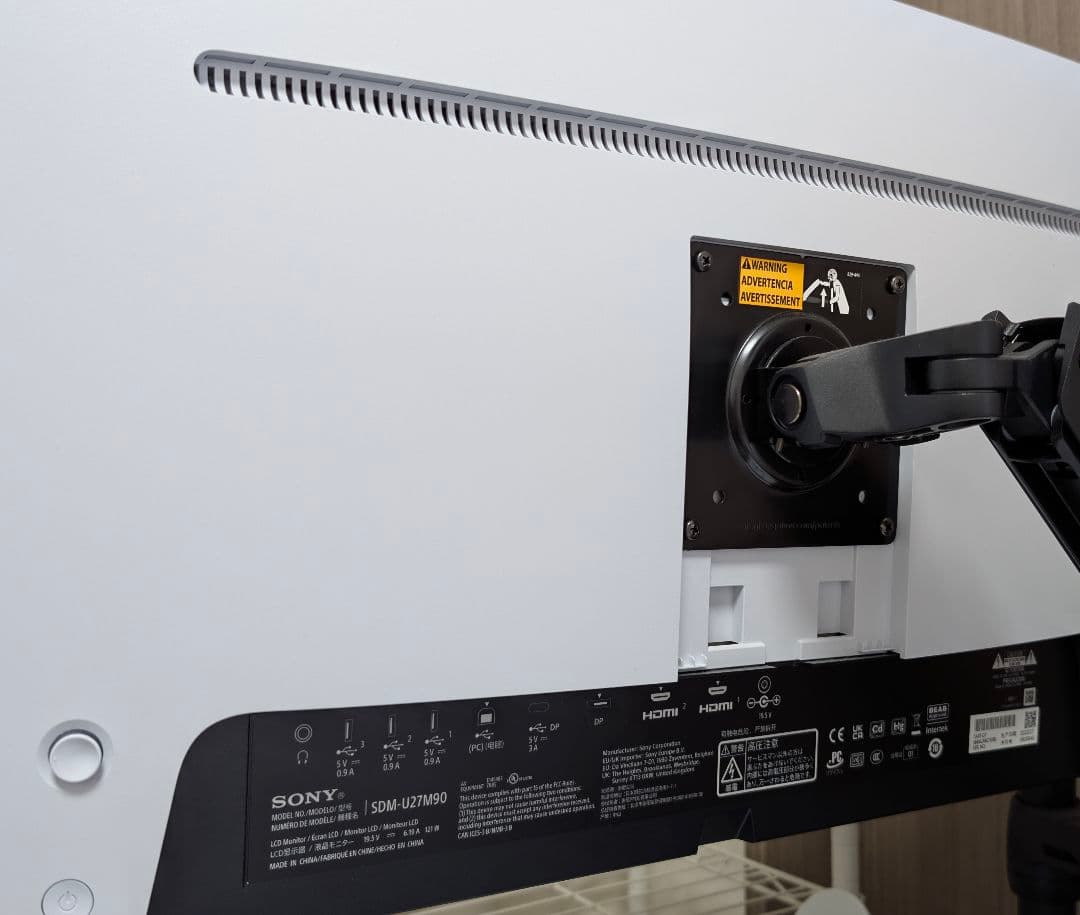 SONY　ソニー　INZONE　M9　SDM-U27M90　ゲーミングモニター