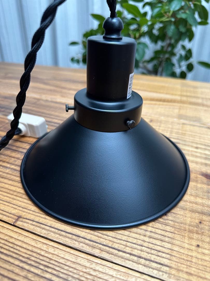 【極美品】KANADEMONO ペンダントライト マットブラックPDL-609