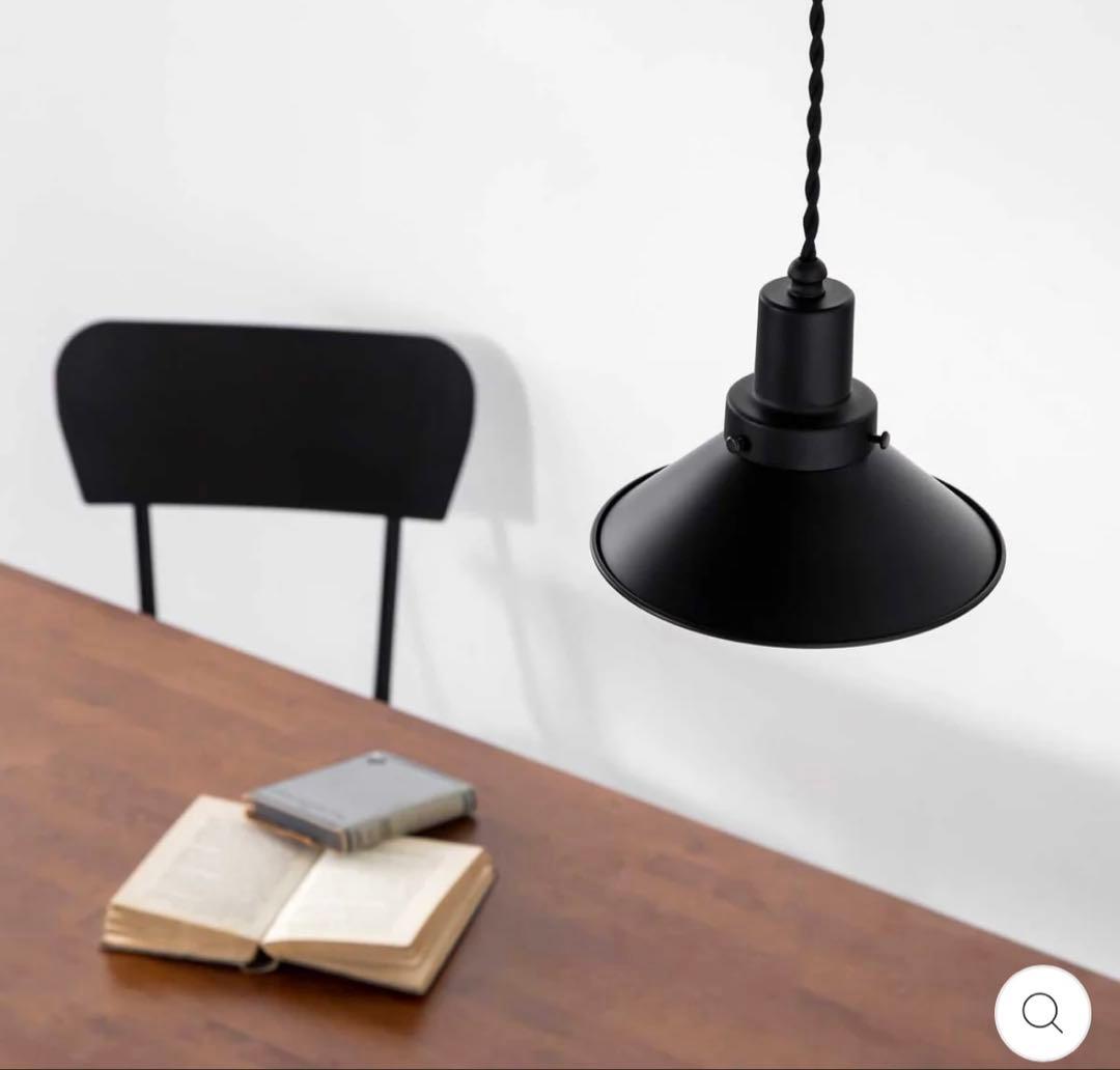 【極美品】KANADEMONO ペンダントライト マットブラックPDL-609