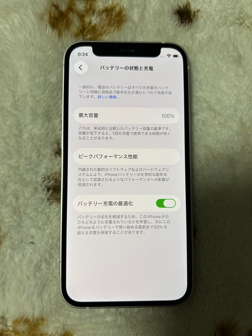 iPhone12 mini 128GB 純正バッテリー100% Apple