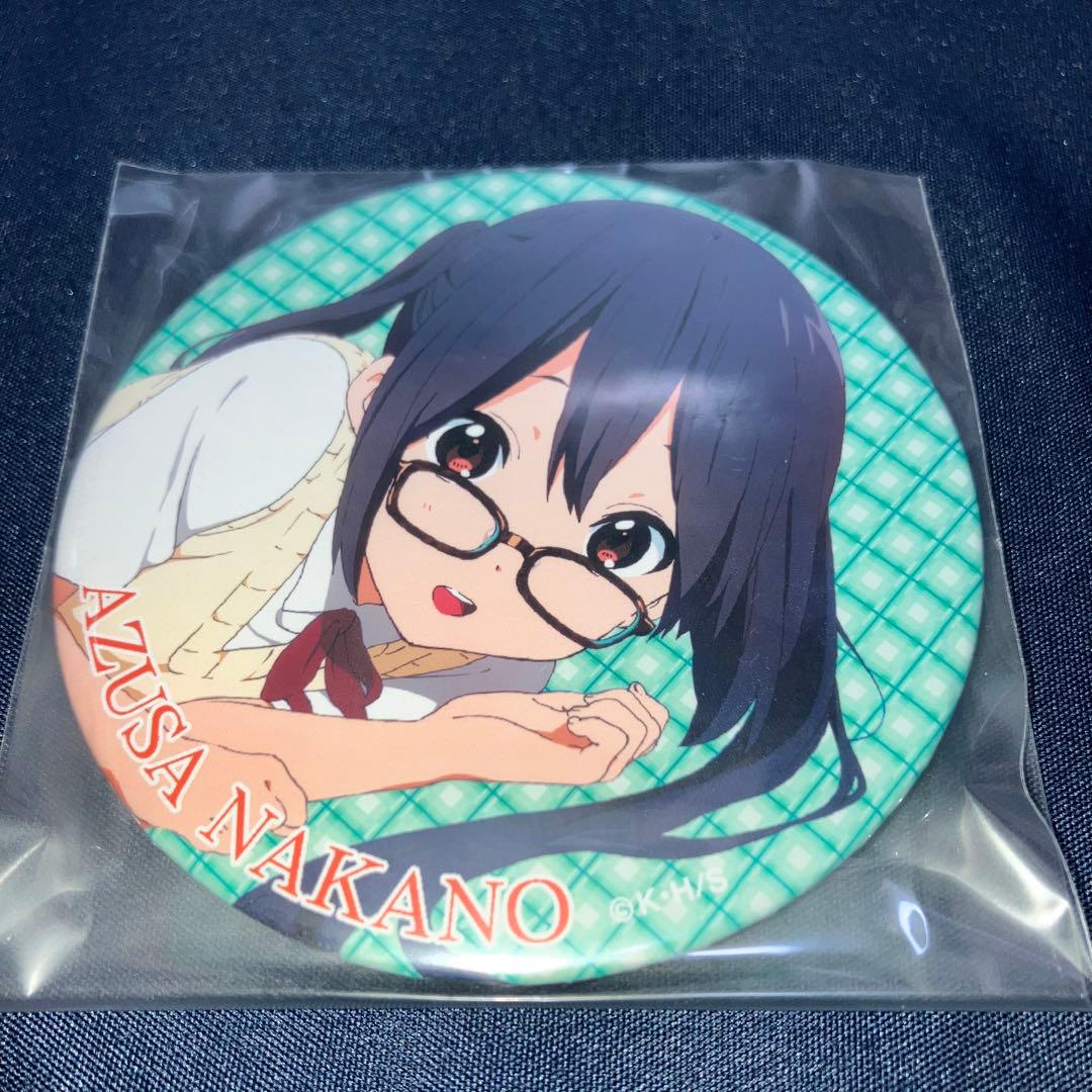けいおん 缶バッジ TBS限定 中野あずさ 新品 未開封