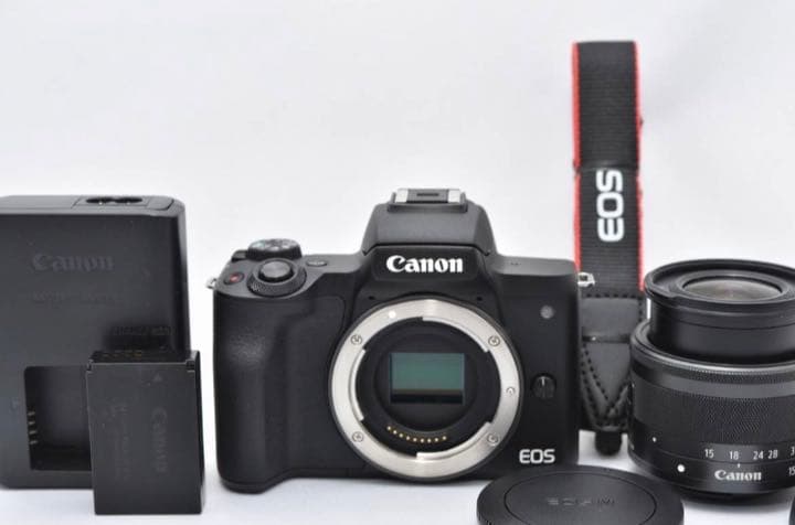 キヤノン canon EOS KISS M レンズキット ブラック