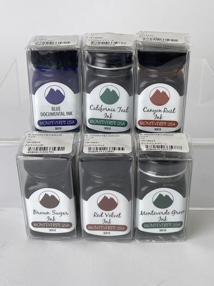 筆記具⑤ モンテベルデ 「コア」コレクション30ml 13色セット