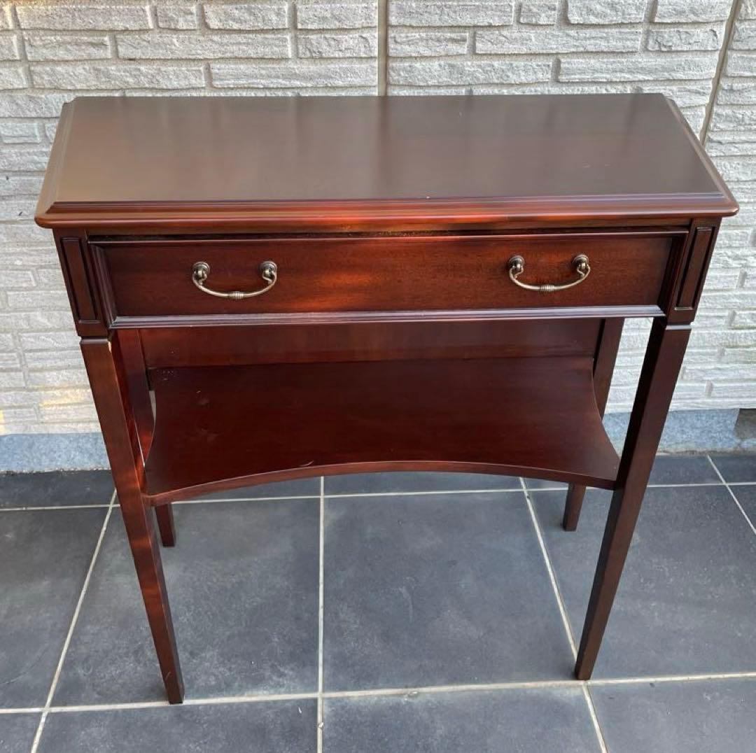 東海家具　コンソールデスク　コンソールテーブル　引き出し付