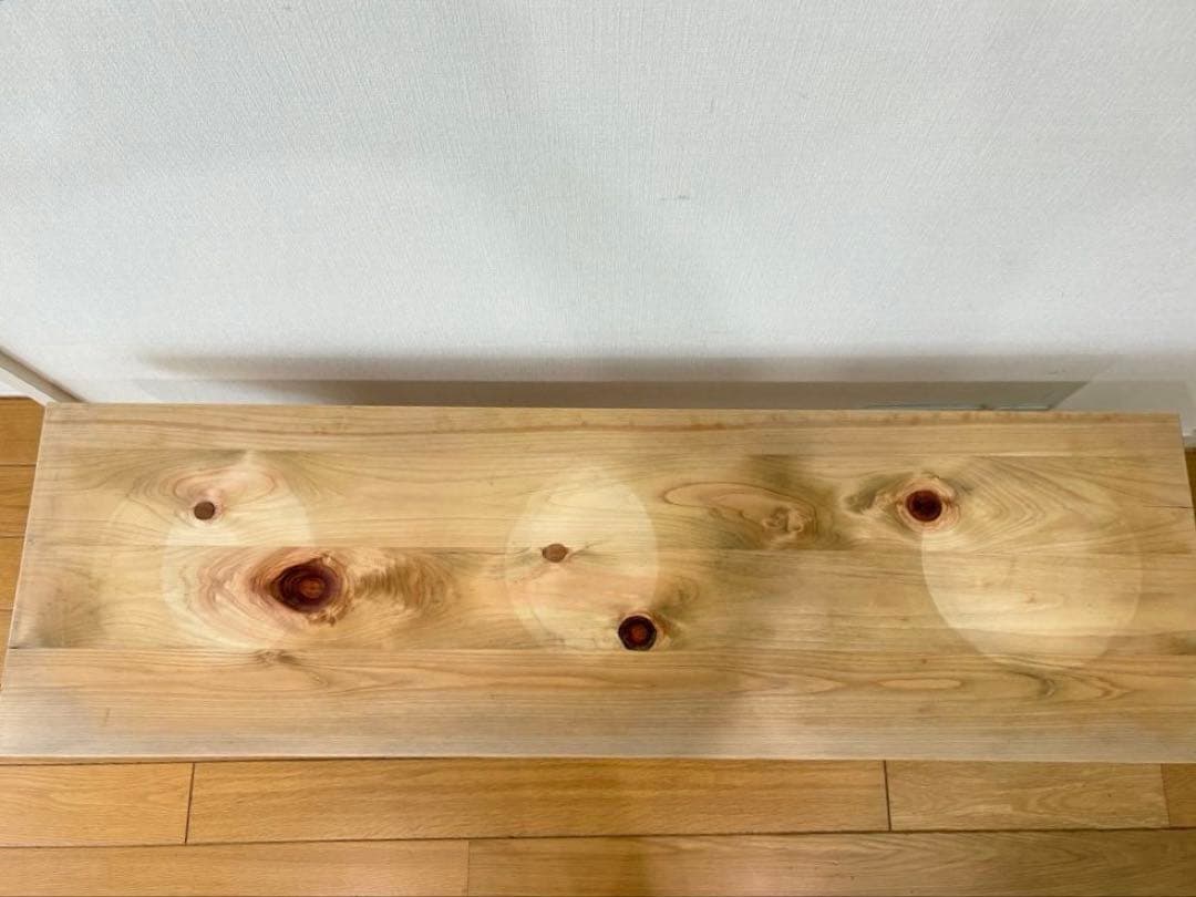 檜のベンチ　天然木