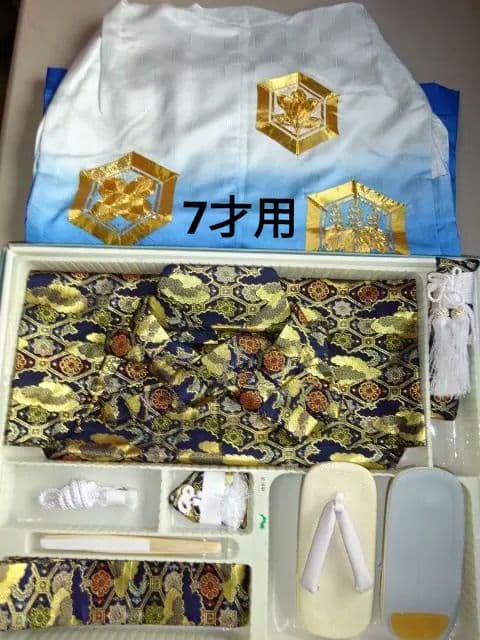 男児七五三詣り袴セット　6⃣　紋なし袴丈56cm