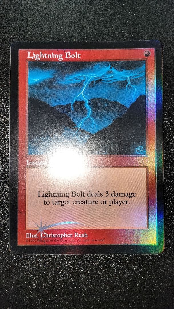 MTG 稲妻 英語版 foil ジャッジ褒賞版 １枚