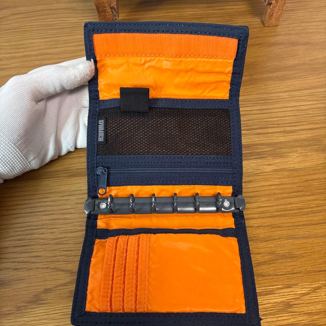 【美品】HEAD PORTER ヘッドポーター 手帳カバー 【管:P】