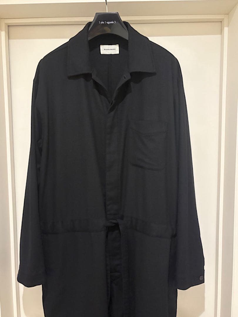 限定★美品MARKAWAREマーカウェア23AWカシミヤフランネルオールインワン