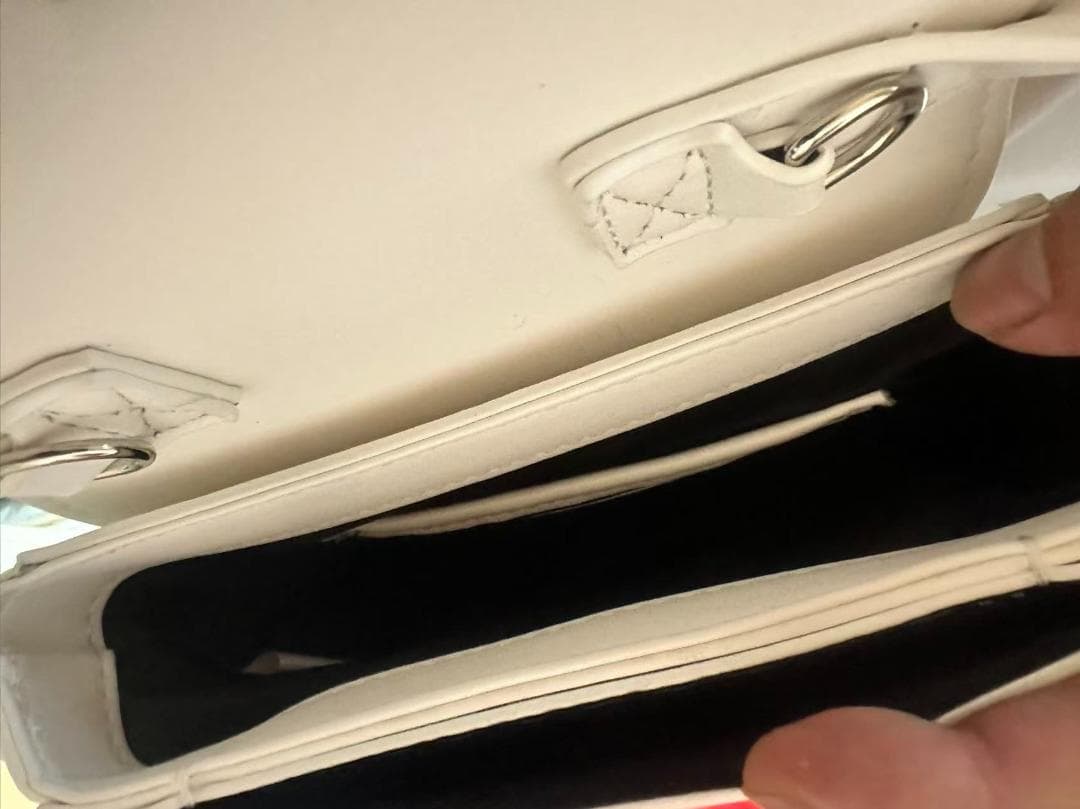 【本日発送】DIESEL ホワイト ショルダーバッグ20*7*13cm