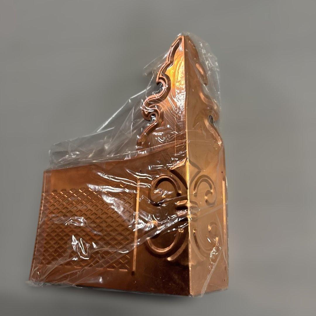 純銅製 柱巻飾り 4寸〜8寸対応 ４枚1組