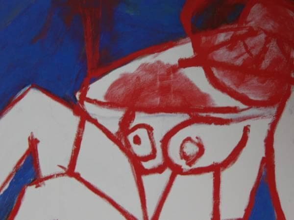 池田満寿夫、絶筆２（絶筆）、希少画集画、高級額装、状態良好