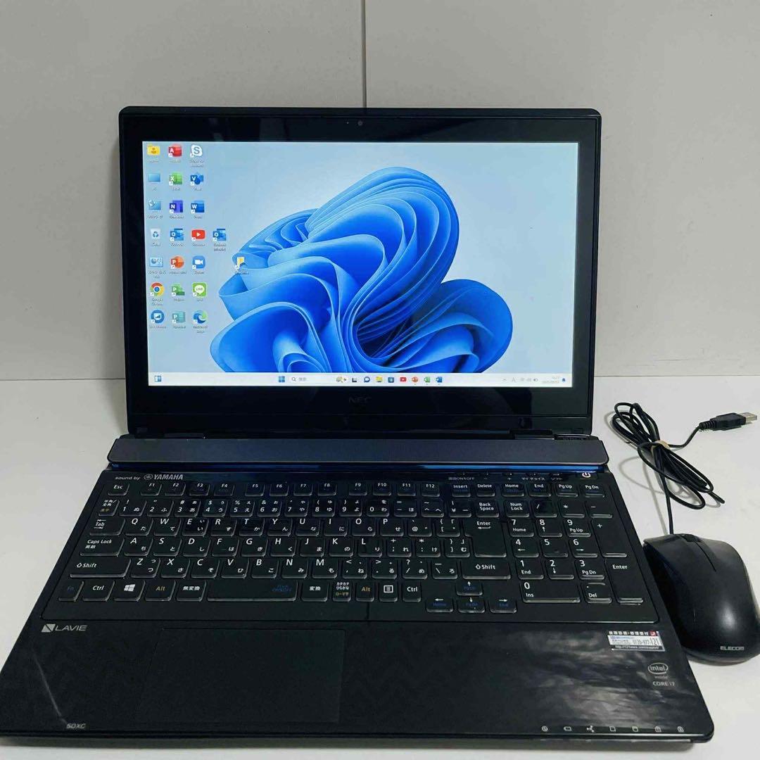 T388 NECノートパソコンi7メモリ8Gサクサク動くWindows11