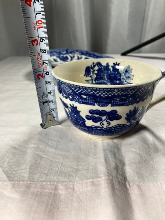 骨董　ブルーウィロー　カップ&ソーサー2客