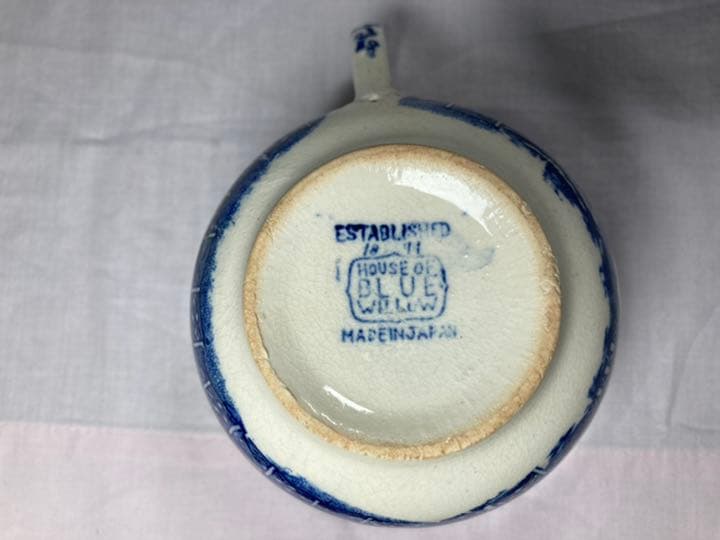 骨董　ブルーウィロー　カップ&ソーサー2客