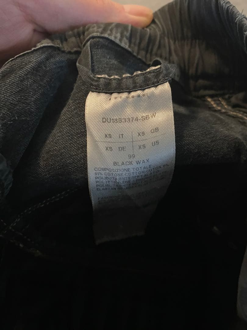 「Agent47」Rick Owens ブラックワックスサルエルパンツ