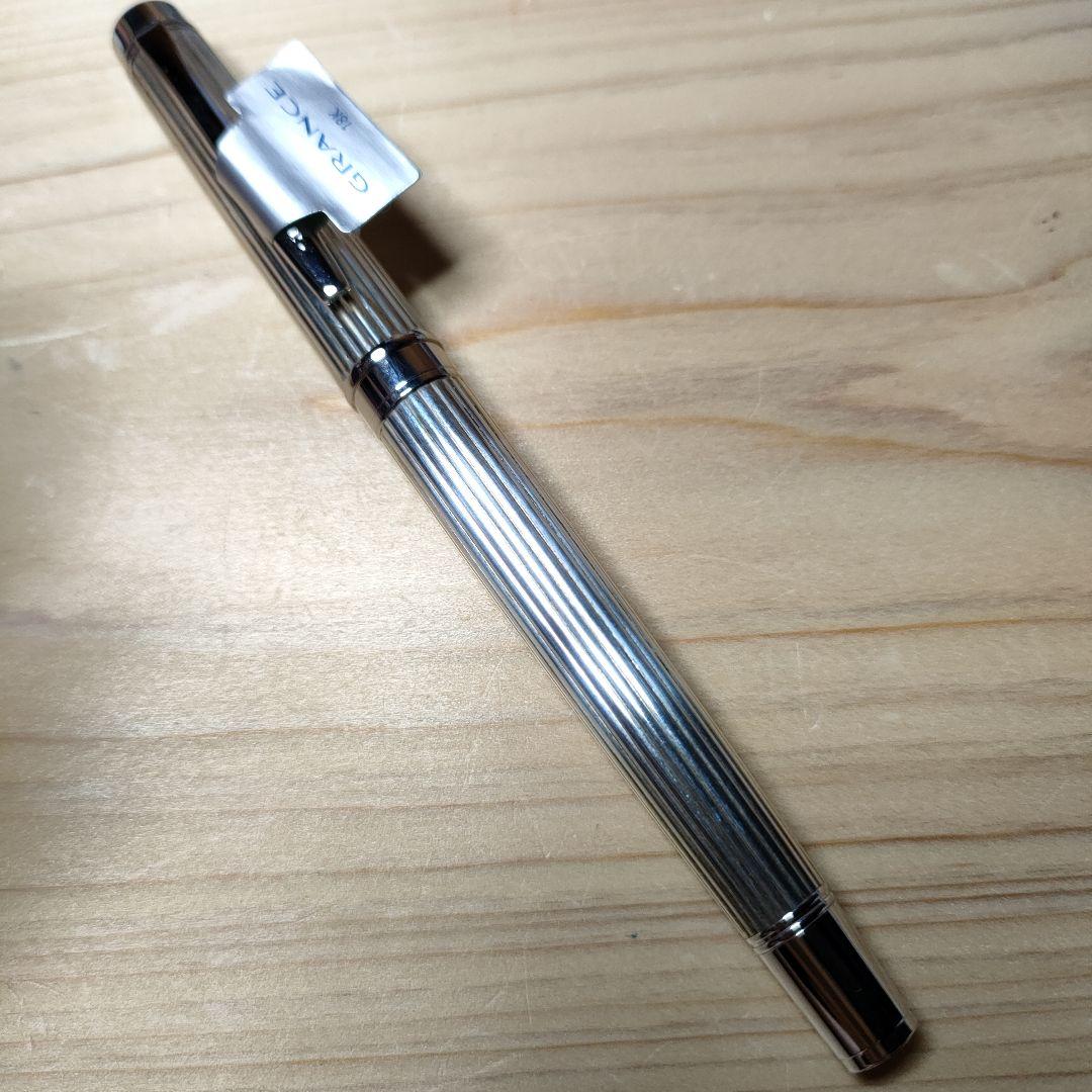 PILOT 廃盤　万年筆 18K M シルバー　グランセ