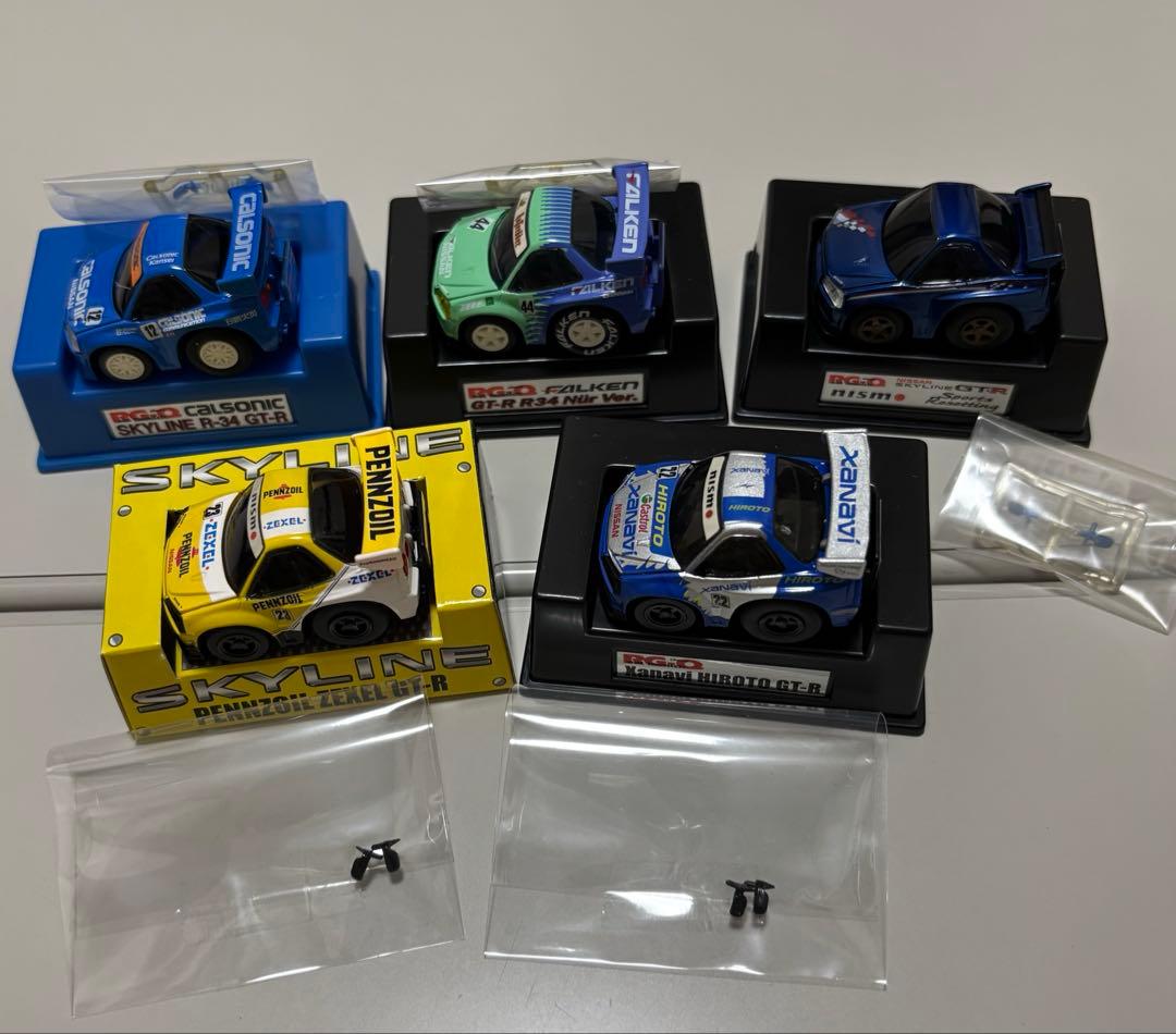 ★リアルギミック　チョロＱ　スカイライン GT-R R34 5台セット★