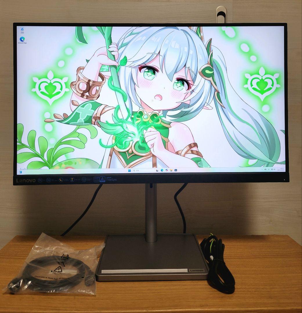 美品　Lenovo　28インチ 4Kゲーミングモニター L28u-35