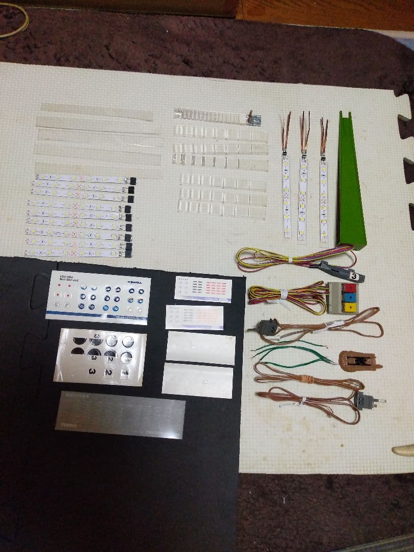 NゲージTOMiXレイアウトフルセット完成一式＋延長パーツセット室内灯他今週限り