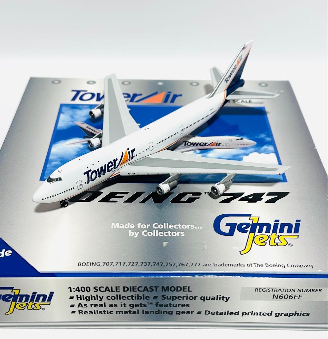 航空機・ヘリコプター Gemini 1/400 B747-136 Tower Air