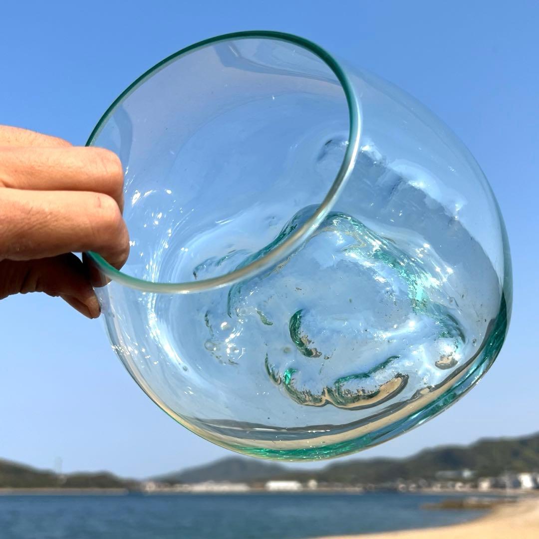 流木ガラス オブジェ中P 花瓶 金魚鉢 ガーデニング テラリウム 観賞魚 容器