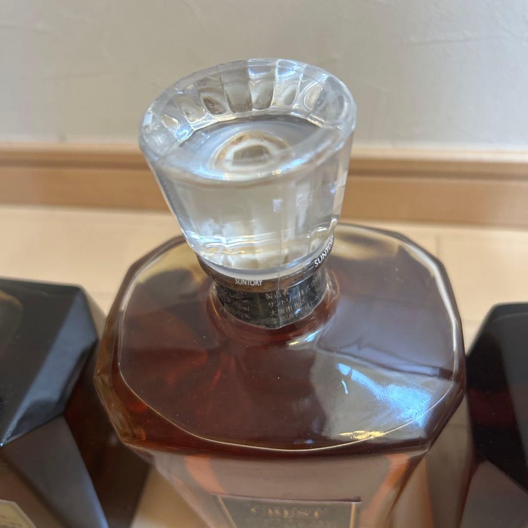 古酒　サントリー ローヤル（クィーンサイズ） & クレスト セット　2箱　4本