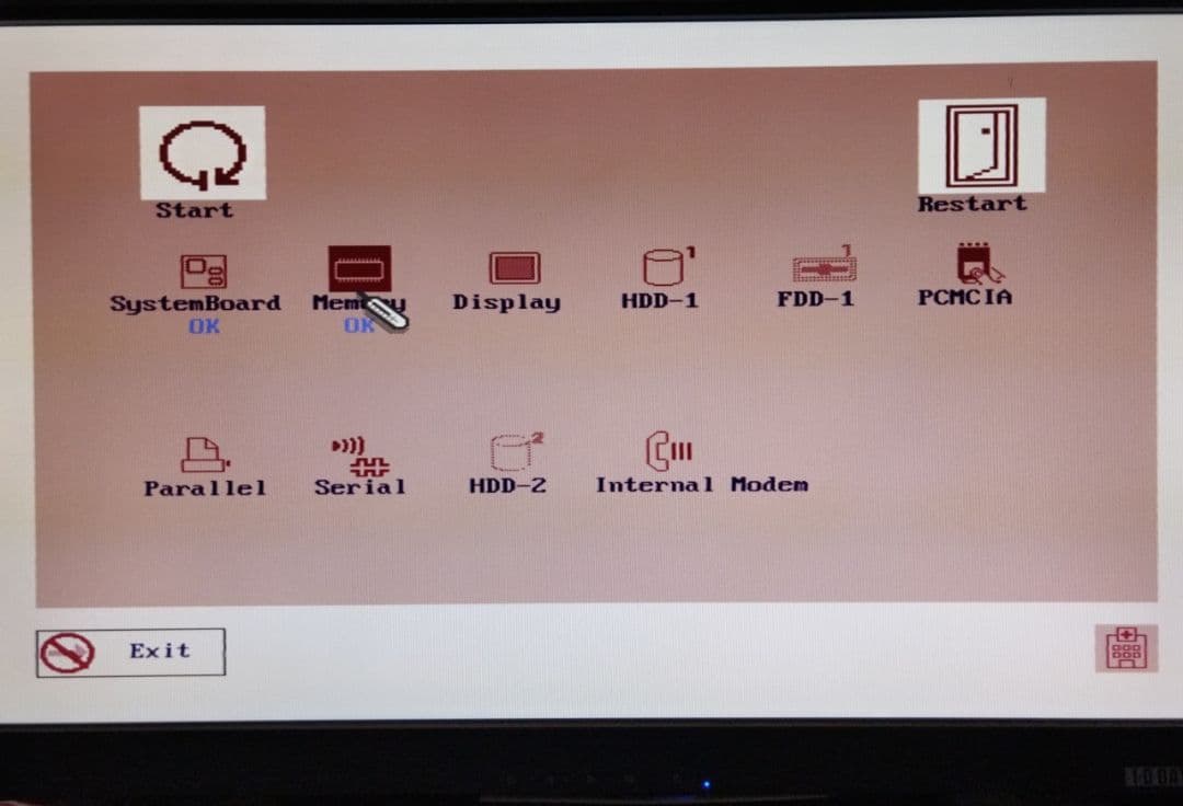 junk IBM palmtop PC110 ウルトラマンPC ポトリ付き 2