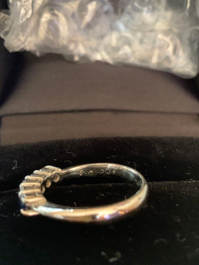 サファイア.ダイヤリング美品