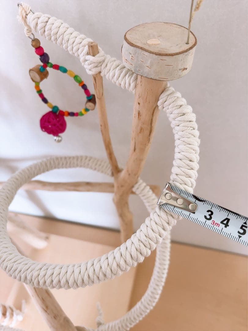 白樺　ロープパーチスタンド♪おもちゃ付きஐ