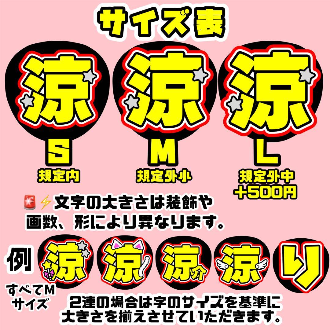 M様 うちわ文字 文字パネル