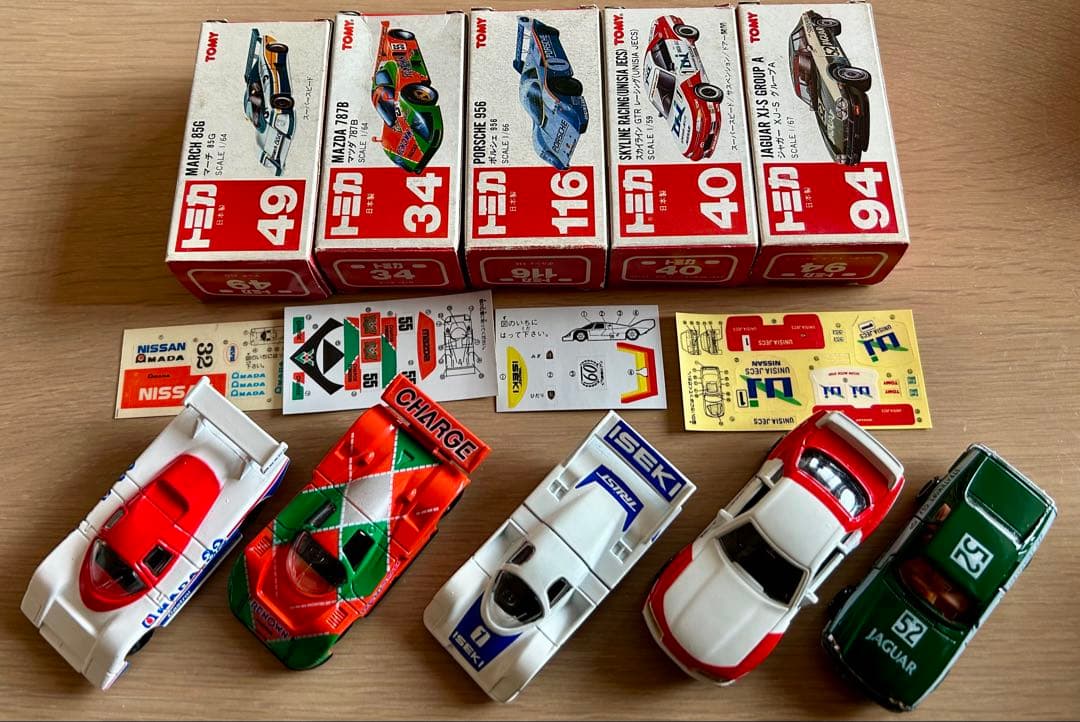 トミカ　レーシングミニカー5台　美品