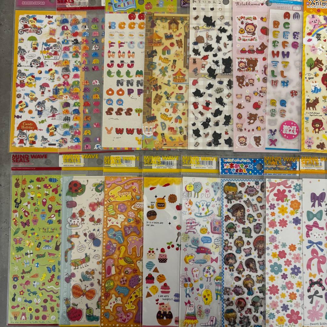 平成レトロ　シール　まとめ売り　43点