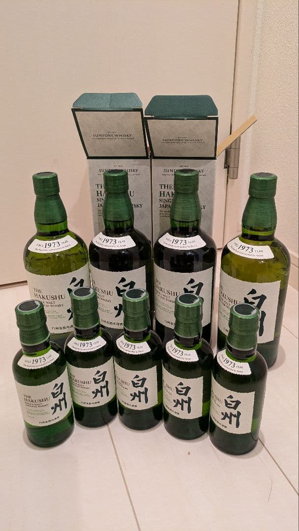 白州ウイスキー セット 180ml 5本、700ml 4本