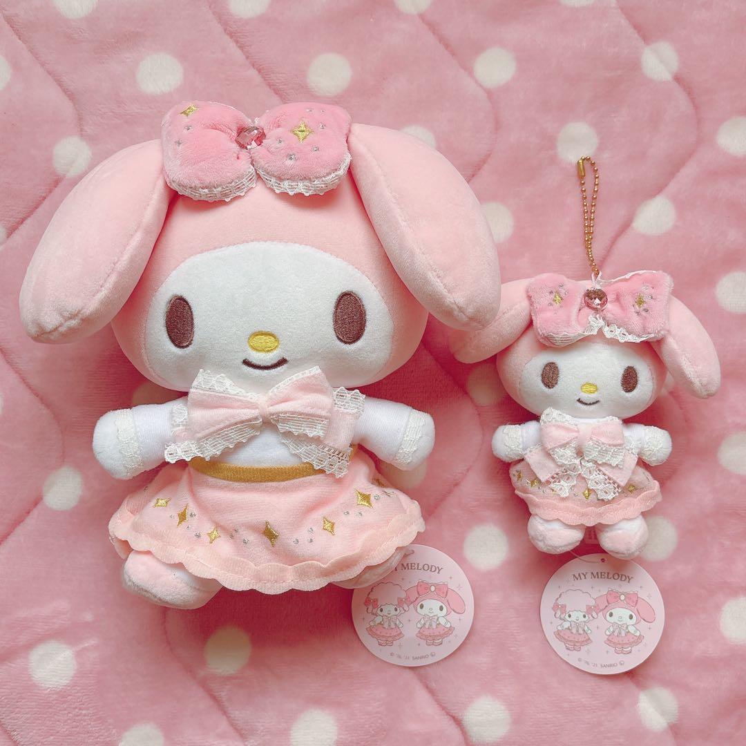♡ サンリオ マイメロ 双子 ぬいぐるみ マスコット むにゅぐるみ レア ♡